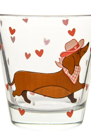 Jusqu'à Épuisement Des Stocks Verre décoré 'Teckel Cowboy' 25cl